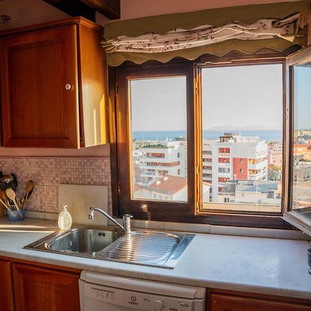 Prestigioso Attico Panoramico Cagliari Villa Exterior foto